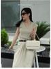 Korean Style Cowhide Chain Shoulder Bag - Elegant Summer Fashion for Women