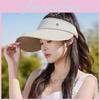 Summer Sun Hat For Women Large Brim Breathable Polyester Sunshade For Casual Outdoor Sports And Travel