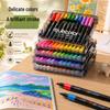 True Color Soft Tip Liquid Acrylic Marker: Stackable, Washable, Non-Bleeding - Ideal for Kids' Art, Newspapers, and Drawings.