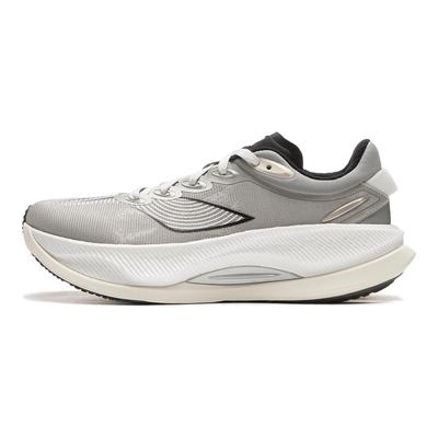 Li Ning Yue Ying 4 Pro Confortáveis Versátil Antiderrapante Resistente ao Desgaste Tênis de Corrida Casual de Cano Baixo Masculino sneaker Cinza ARHU013-3
