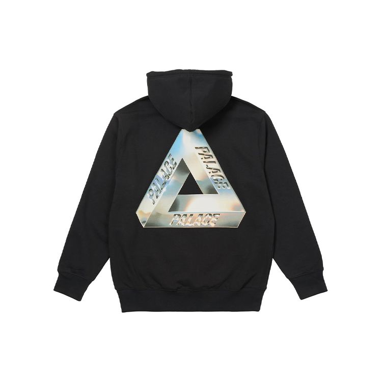 Palace trīskrāsains trīsstūra raksta hūdijs Unisex