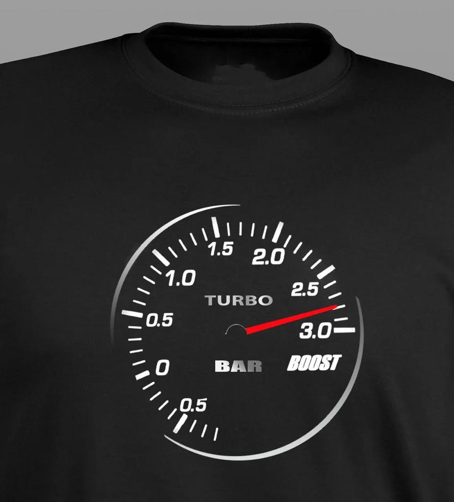 Turbometer 30 BAR JDM Boost Turbo TShirt 100 Cotton ONeck Summer Short Sleeve Casual Mens Tshirt Size S3XL