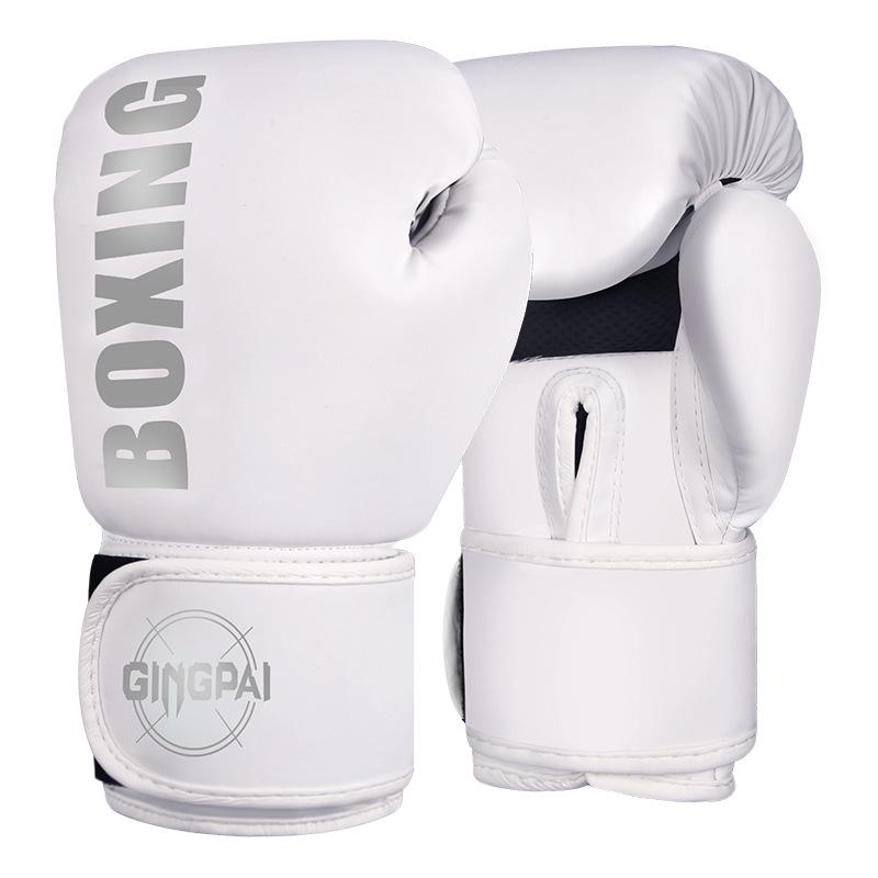 1pair Kick Boxing Gloves for Kids Adult Muay Thai Combat Training Punching Gloves PU Leather MMA Mittens for Fighting MMA
