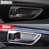 For Toyota Highlander XU70     2024 Hybrid Stainless Car Inner Door Handle Frame Door Bowl Cover Trim Stickers