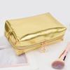 Handheld PU Leather Makeup Bag Versatile Make Up Pouch Cosmetic Travel Organizer