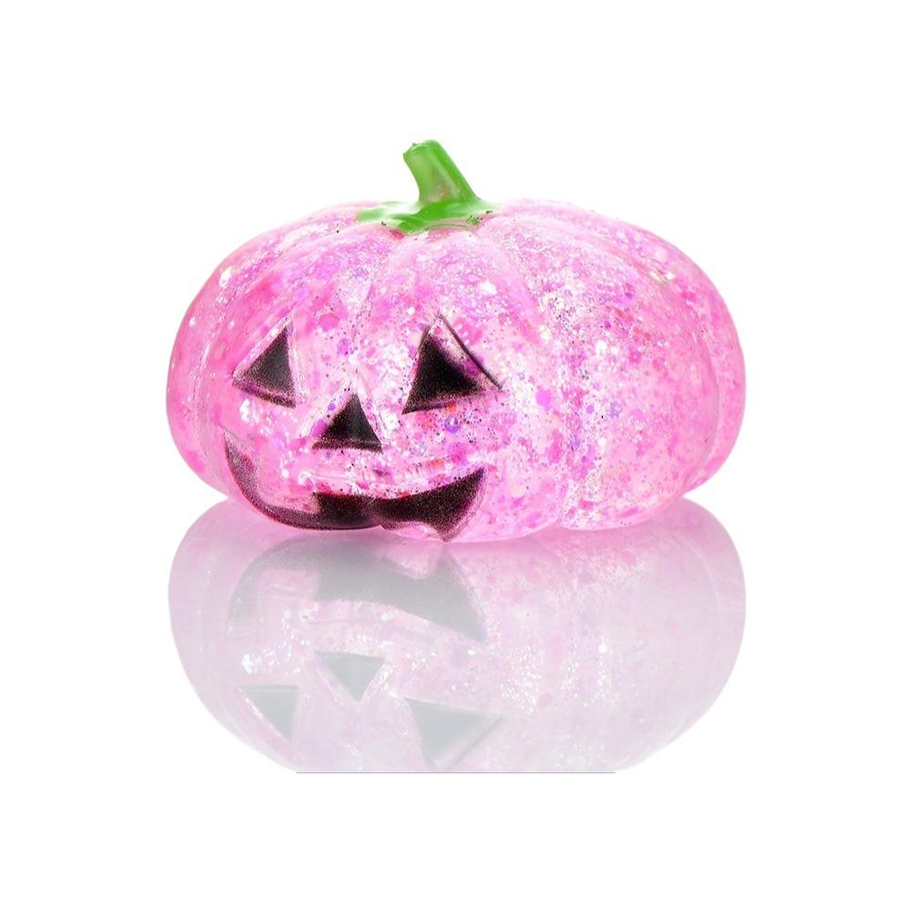 Soft Texture Halloween Pumpkin Squeeze Toy Glittering Fidget Sensory  Kids Adults