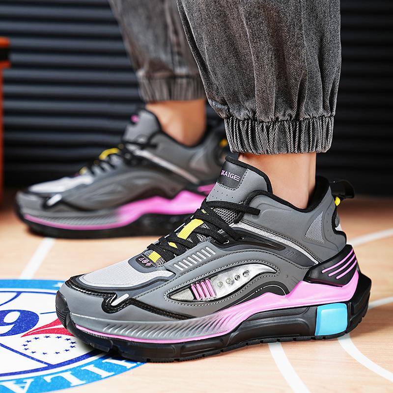 22 New Niche Design Sports Breathable Casual Running Shoes Thick-soled Lightweight Dad Shoes