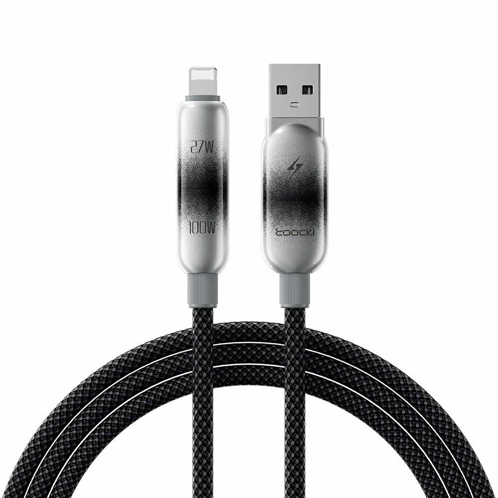 TOOCKI X118C2 1.2m USB-A / USB-C To USB-C / iP 480Mbps Data Cable PD 100W Fast Charging Cable with E-Marker Chip for Laptop Phone
