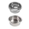 Portafilter Filter Basket Fit for Breville Coffee Machine Double Layer 2 Cup Pressurized Stainless Steel Portafilter