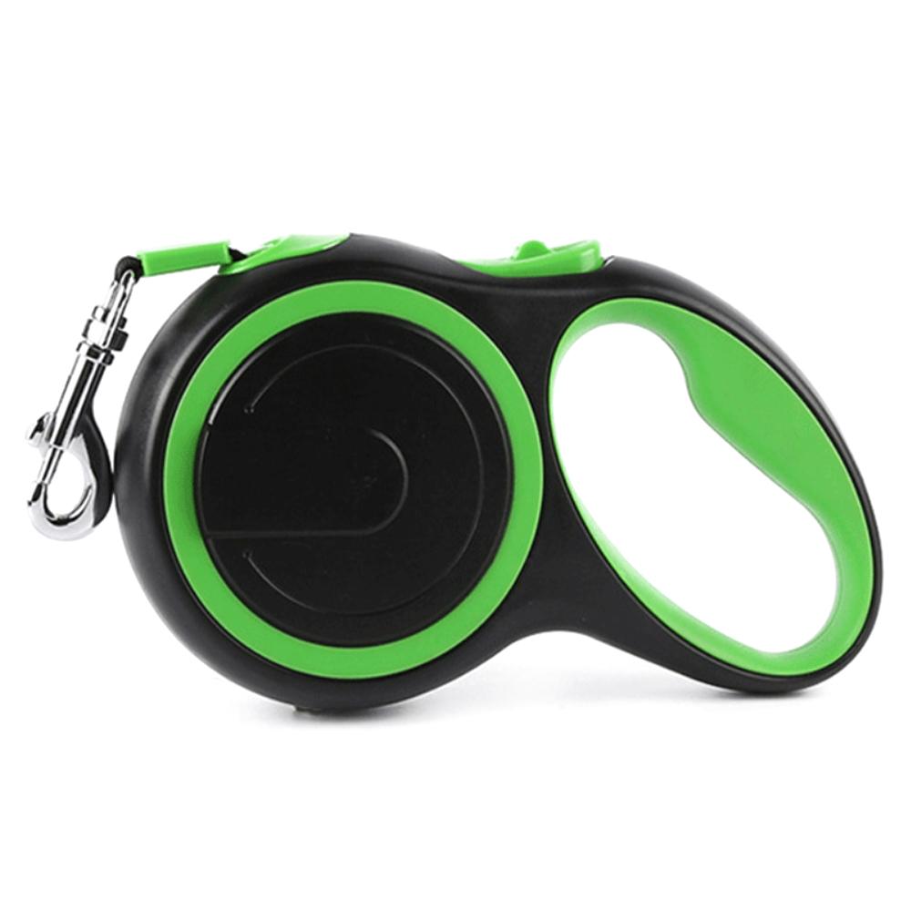 Super Durable 3M/5M/8M Retractable Dog Collar Leash Hands-Free Nylon Plastic Leather Ribbon Decoration for Small Pets-Cats Dogs