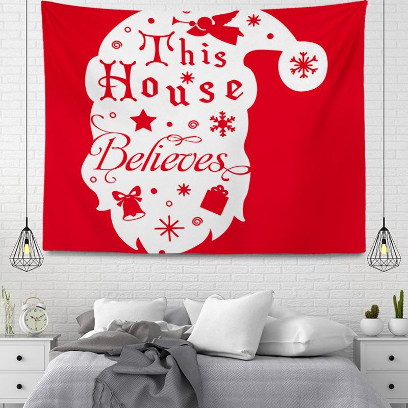 Рождественская серия Подвесной тканевый гобелен 100x75cm — фото 8