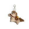 Cute Cartoon Yuanbao Pony Plush Keychain Pendant Kawaii Horse Year Key Ring Exquisite Backpack Decoration Accessories Gifts
