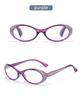 High Quality Anti Blue Light Reading Eyeglasses Ladies Trendy Cat Eye Eyewear Imitation Diamond Reading Glasses