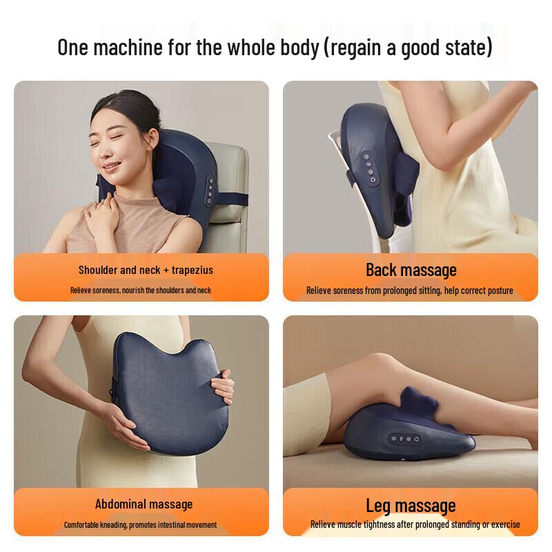 BEAR Portable Kneading Massage Pillow with Heat