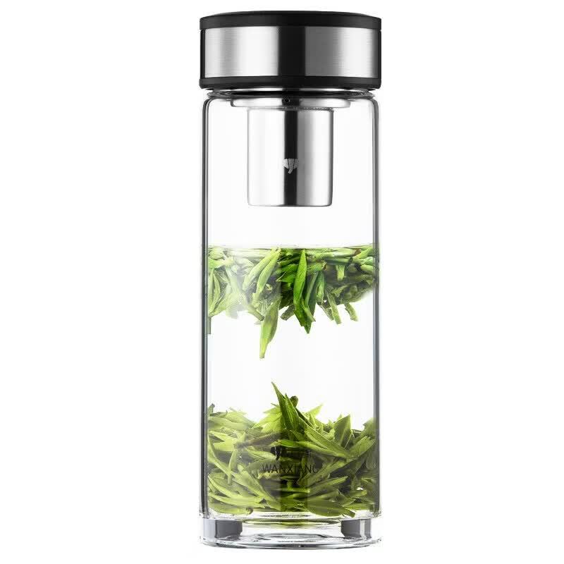 WANXIANG Single-Layer Glass Tea Infuser Bottle