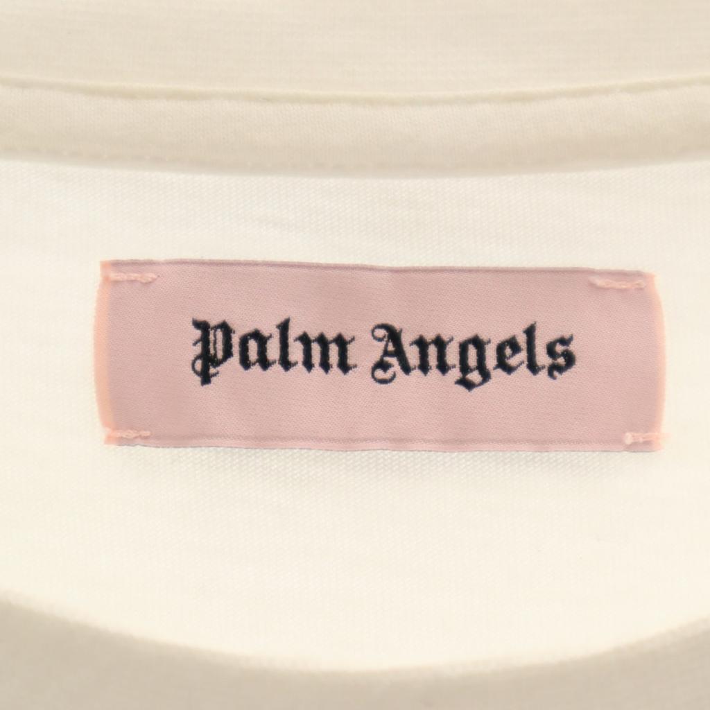 Palm Angels Short Sleeve T-shirt M White Doberman Men's Used