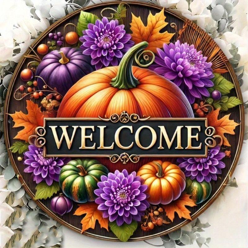 Pastoral Style Metal Decorative Painting for Farms & Cafes