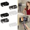 Držák fénu s úložným boxem Podpora fénu Organizér na fén Multifunkční stojan na holicí strojek a fén Stojan na žehličku na vlasy