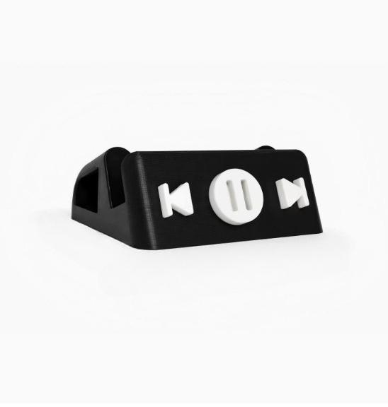 Creative 3D Printed Desktop Record Display Stand, Dual-Purpose CD & Vinyl Storage Organizer, Modern Home Table Decoration