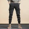 Men's Autumn Fashion Loose Multi-Pocket Japanese Overalls Pants