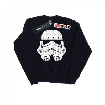 Boys Christmas Stormtrooper Helmet Sweatshirt