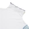 Blu DoT Color Block Mock Neck T shirT Sb