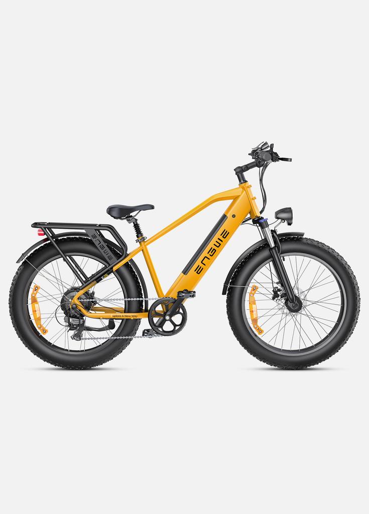 ENGWE E26 Electric Bike for Adults, 26" *4.0" Fat Tire E-Bike,48V 16Ah Removable Li-Battery, Range 87Miles 45KM/H 7 Gears Commuting Mountain Ebike