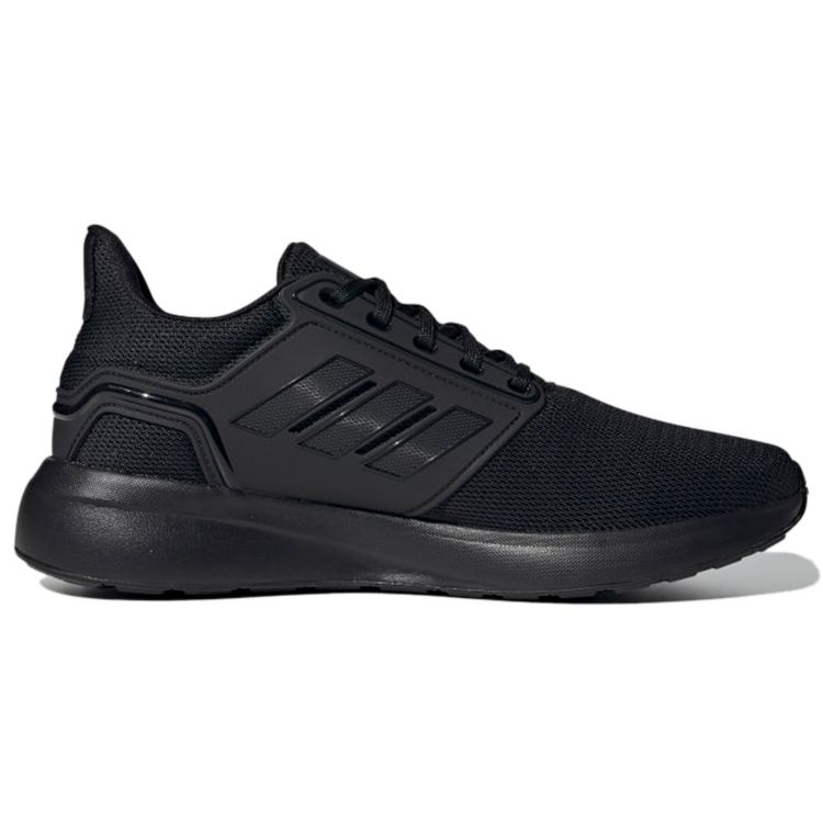 Adidas EQ19 Comfortable Fabric TPU Wear-Resistant Breathable Lightweight Low-Top Running Shoes Men Running Shoes Black GV7373