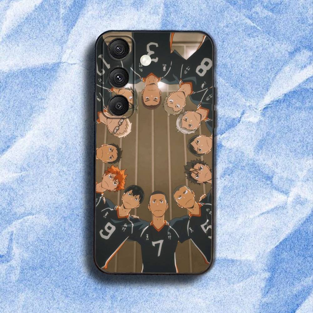 

H-Haikyuu Phone Case For Samsung S 25,24,23,22,30,21,10,9,Ultra,Plus,Lite,FE,4,5G Black Soft Case samsungS21plus