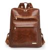 Fashion PU Backpack for Women Large Capacity Fashionable Simple Commuting Women Travel Backpack