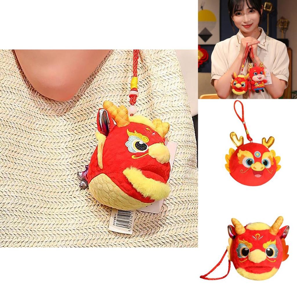Ethnic Dragon Plush Toy Lucky Mascot Doll For Company Events And Wholesale Gifts