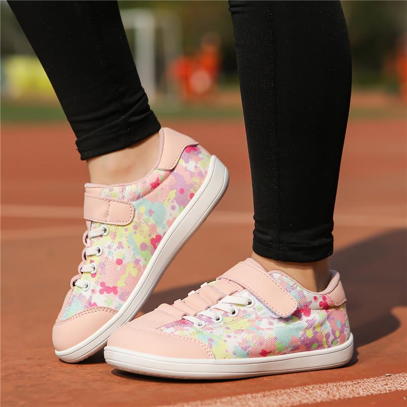 Children's outdoor shoes male and female classmates sports shoes wide last wide head shoes lightweight breathable non-slip versatile big head shoes
