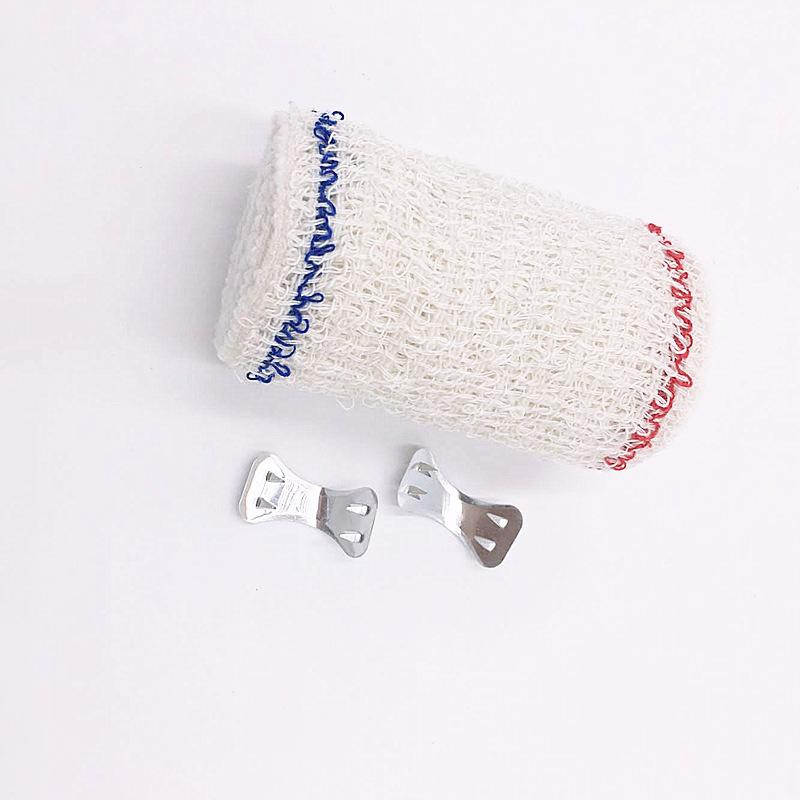 Wrinkle Elastic Bandage Training, Red and Blue Line Spandex, Repeated Use Sports Protective Gear, Disposable