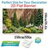 1Pcs Wooden Fence Eternal Garden Landscape Decoration Background Nature Backdrop Decorations For Photo Studio Photo Booth Party