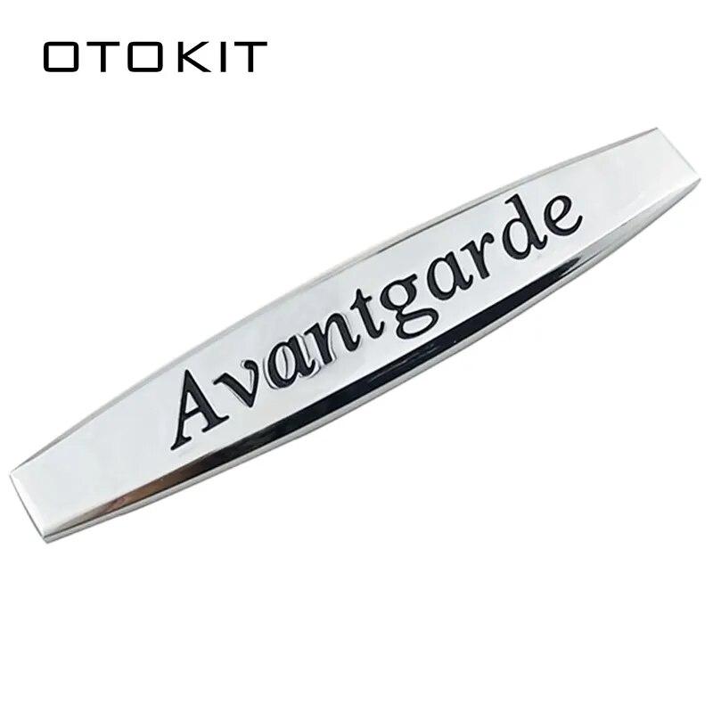 

Metal Avantgarde Car Fender Side Emblem Badge Decal Rear Bumper Trunk Sticker for