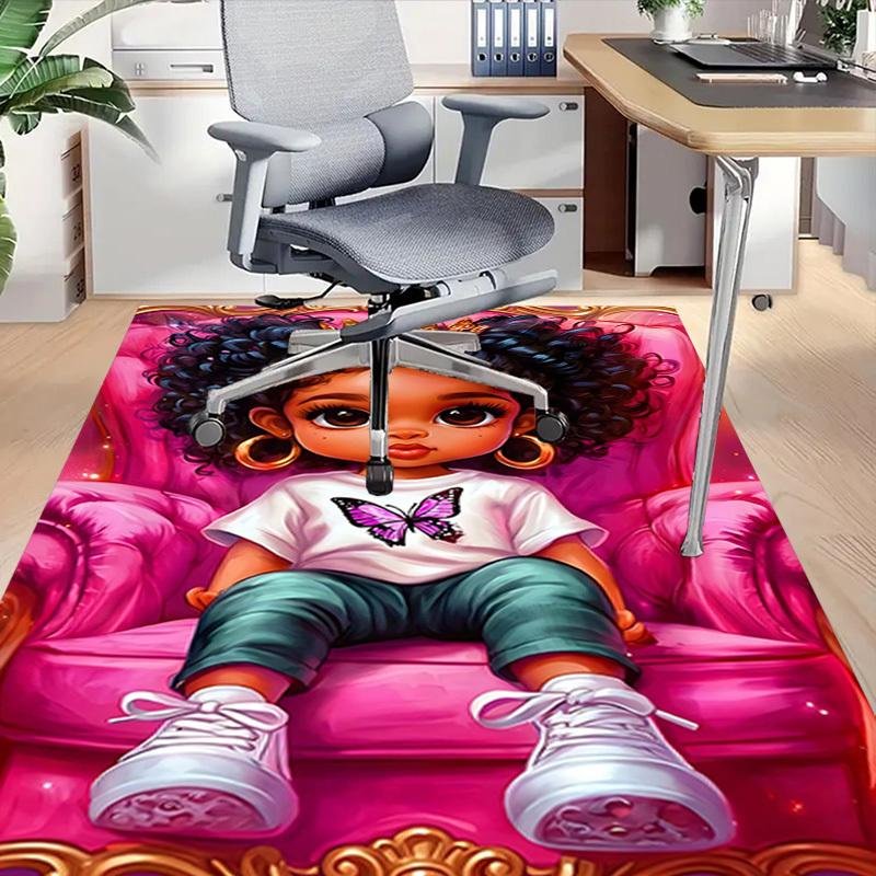 1PC Butterfly Crown Extra Large Non-Slip Floor carpet, Office, family, bedroom, Studio Large Area Rug,Longlasting Material-J0394