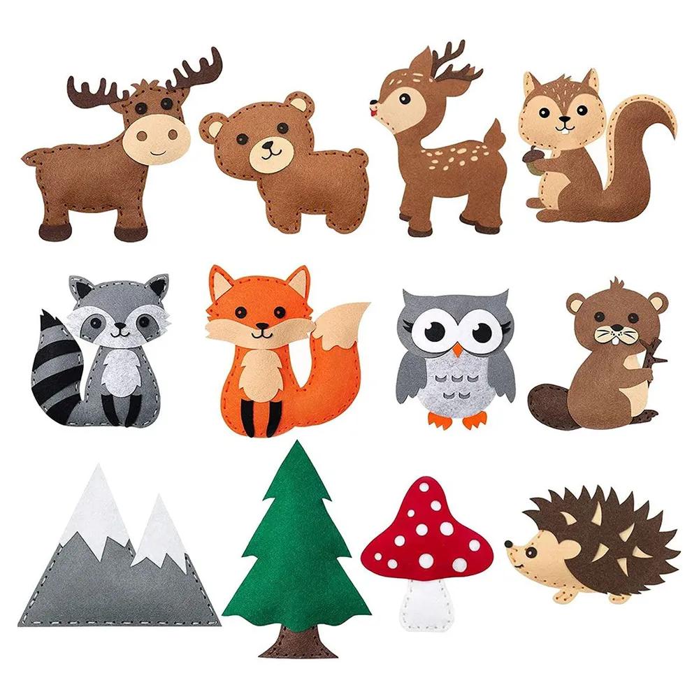 Set per bambini per cucire il feltro, giocattoli fai da te, per la creatività e lo sviluppo