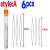 10/S Beading Needles Seed Beads Needles Big Eye Diy Beaded Collapsible Beading Pins Open Needles For Jewelry Making Tools