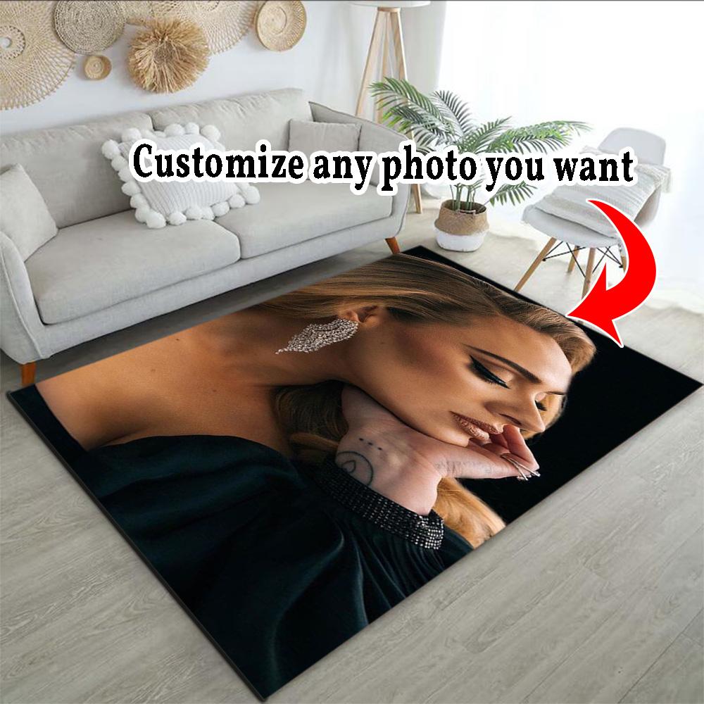 Customize Photos Personalized Picture Area Rug Suitable for Dormitory Entryway Study Room Game Room Antislip Carpet Anime Office Decor