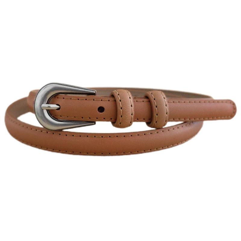 Minimalist Style Womens Waist Belt Metal Buckle Dress Suit Belt Shapewear