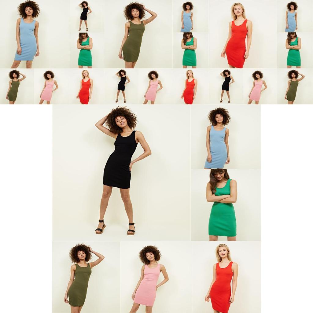 Women's Extra Long Tank Top Seamless Basic Tunic Soft Comfortable Casual Slip Dress