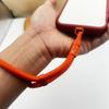 Laccetto da polso regolabile per cellulare, rotazione a 360 gradi, clip con rondella metallica anti-smarrimento, laccetto autobloccante anti-caduta, anti-furto