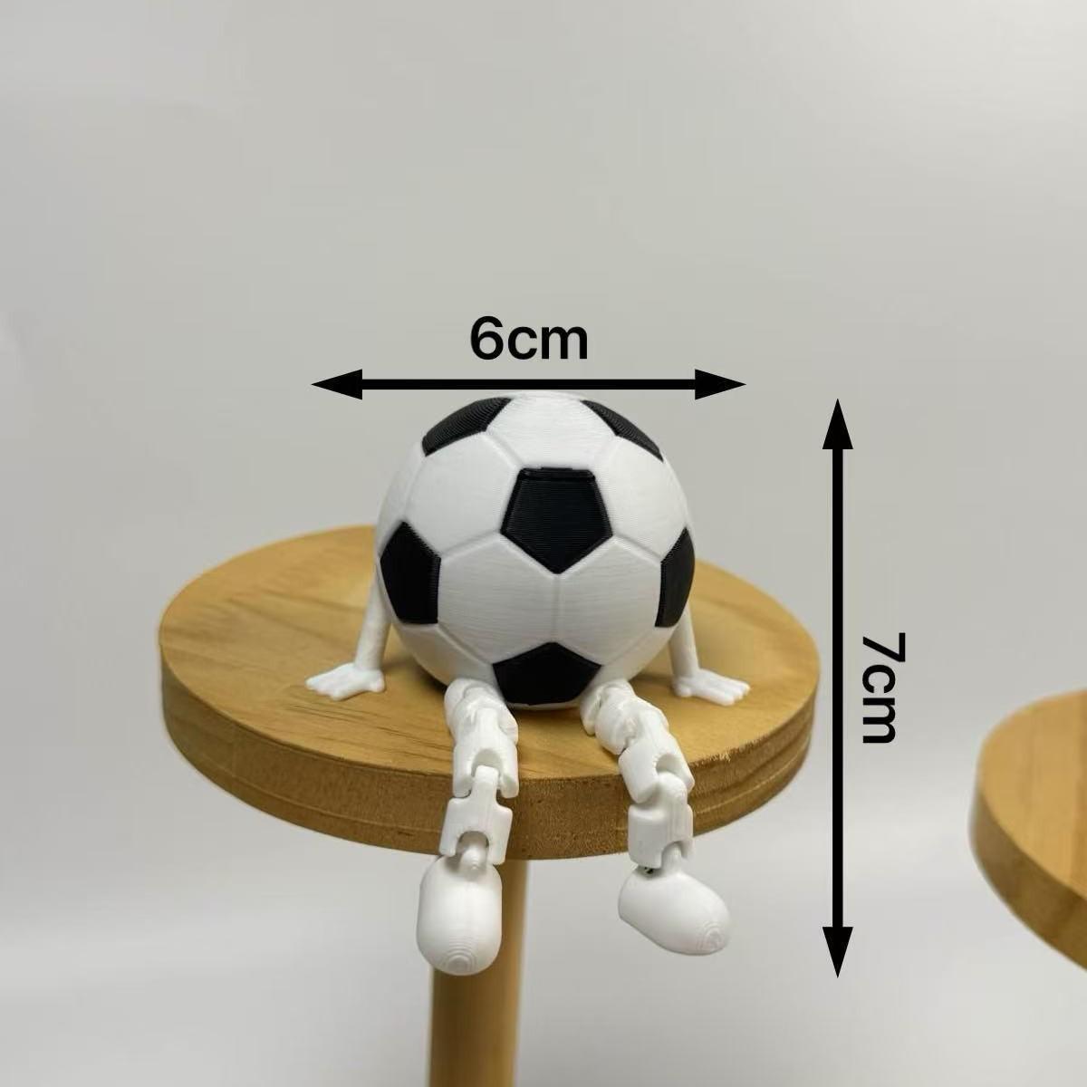 

Football Companion Car Ornament - Soccer Enthusiast Collectible, Suitable for Car Interior Decor/Desk Display/Computer Accessory