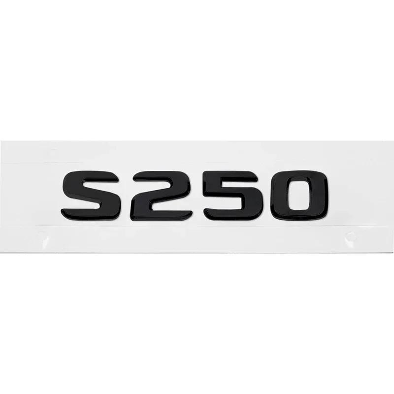 ABS Car Stickers Tail Box Letters Emblem for Mercedes Benz S55 S63 S200 S220 S250 S260 S300 S320 S350 Rear Trunk Badge Decals DY6