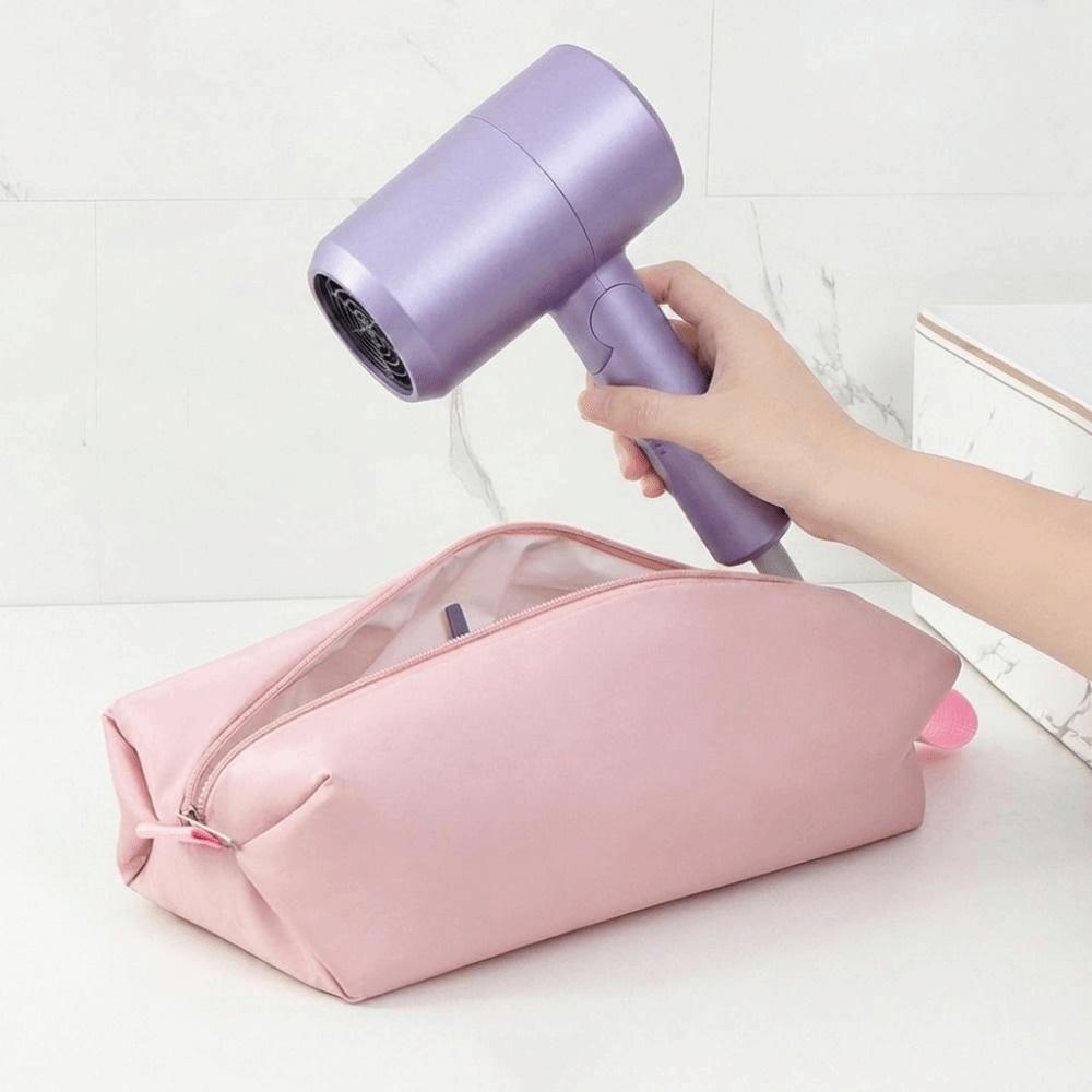 Large Capacity Curling Iron Storage Bag Dust-proof Curling Iron Carrying Case Make Up Bag  Women