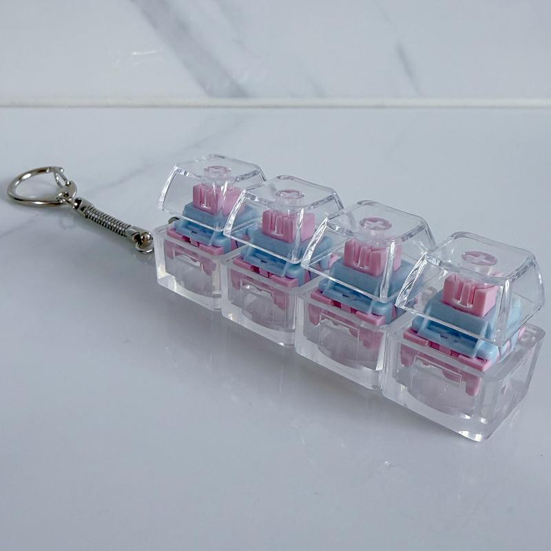 1/2/3/4/9 Tasten Tastatur Spielzeug Tastenkappe Schlüsselanhänger Stressabbau Fingerspitzen Gadget Dekompression Spielzeug Klicker Spielzeug