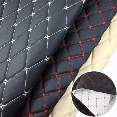 100x140cm Stickerei Stepp PVC Leder Stoff für Auto Fußmatte Sitzdekoration Kunstleder Polster Wand Bastelmaterial