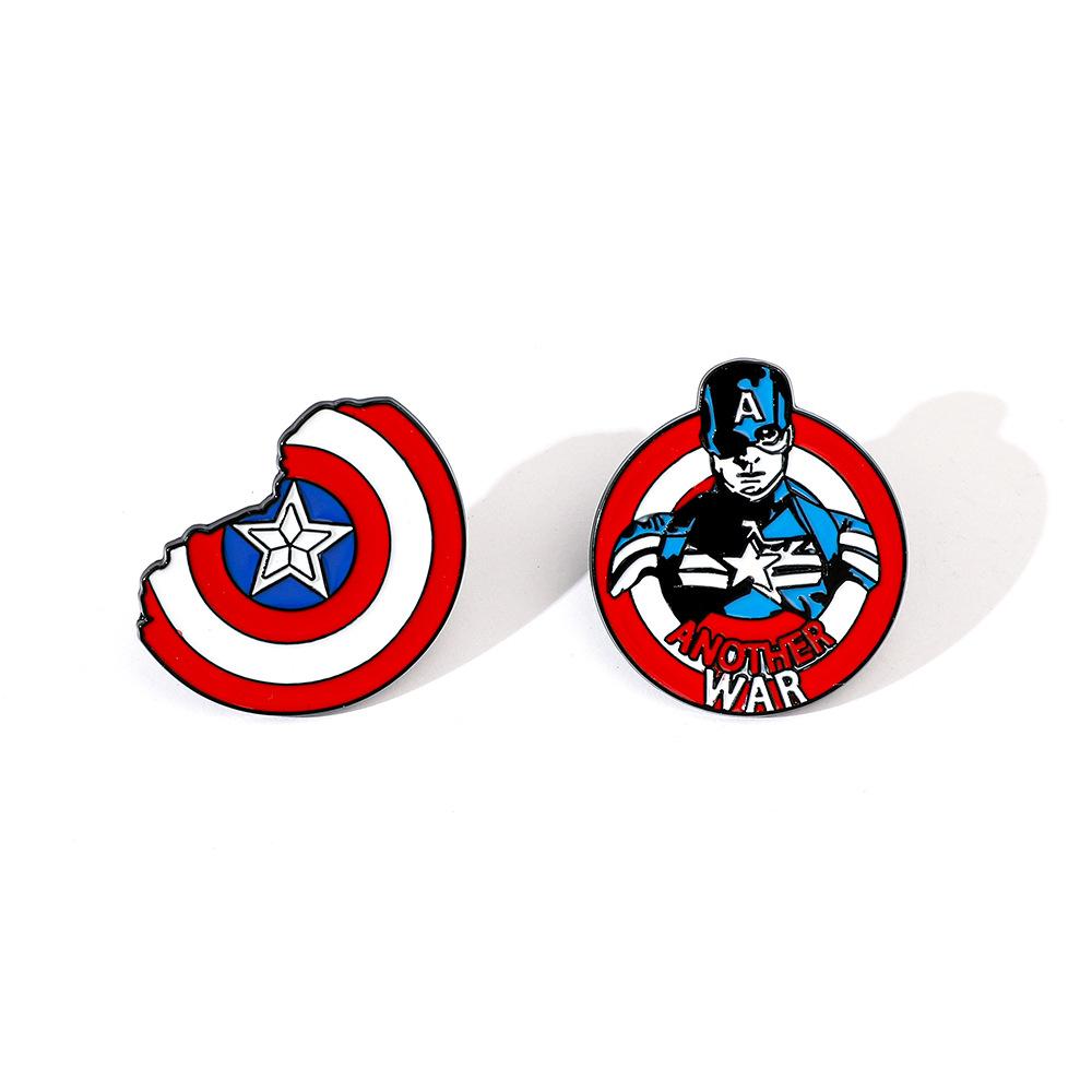 

Cartoon adorable Square Trousers Enamel Lapel Pins Cartoon Character Collectible Badges Adorable Children s Present Jewelry designed for Backpacks