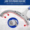 1pc 9/12" Oil Filter Pliers Clamp Type Wrench Adjustable Hand Tools Oil Filter Steel Filter Removal Tool