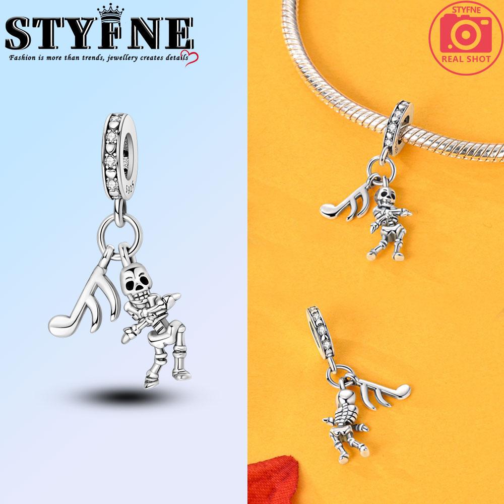 

Copper Halloween Potion Skeleton Charm Pendant Beads Fit Original Bracelet For Women Valentine Day Jewelry Gifts